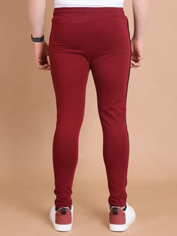 BASIC TRACK PANT  - MAROON