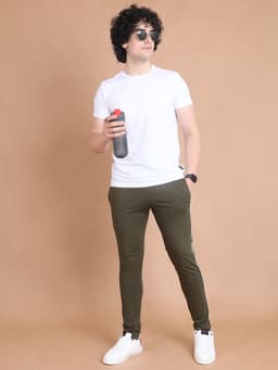 BASIC TRACK PANT  - OLIVE