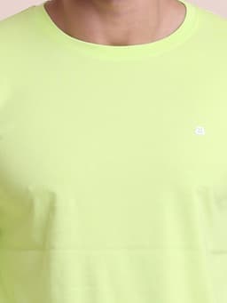 BASIC ROUND NECK FULL SLEEVE - NEONGREEN