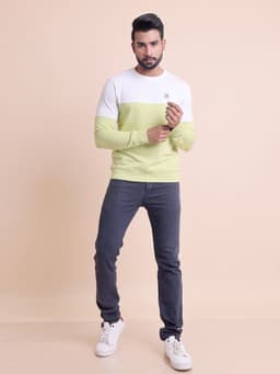 PREMIUM LOOPKNIT CUT AND SEW FULL SLEEVE ROUND NECK SWEAT SHIRT