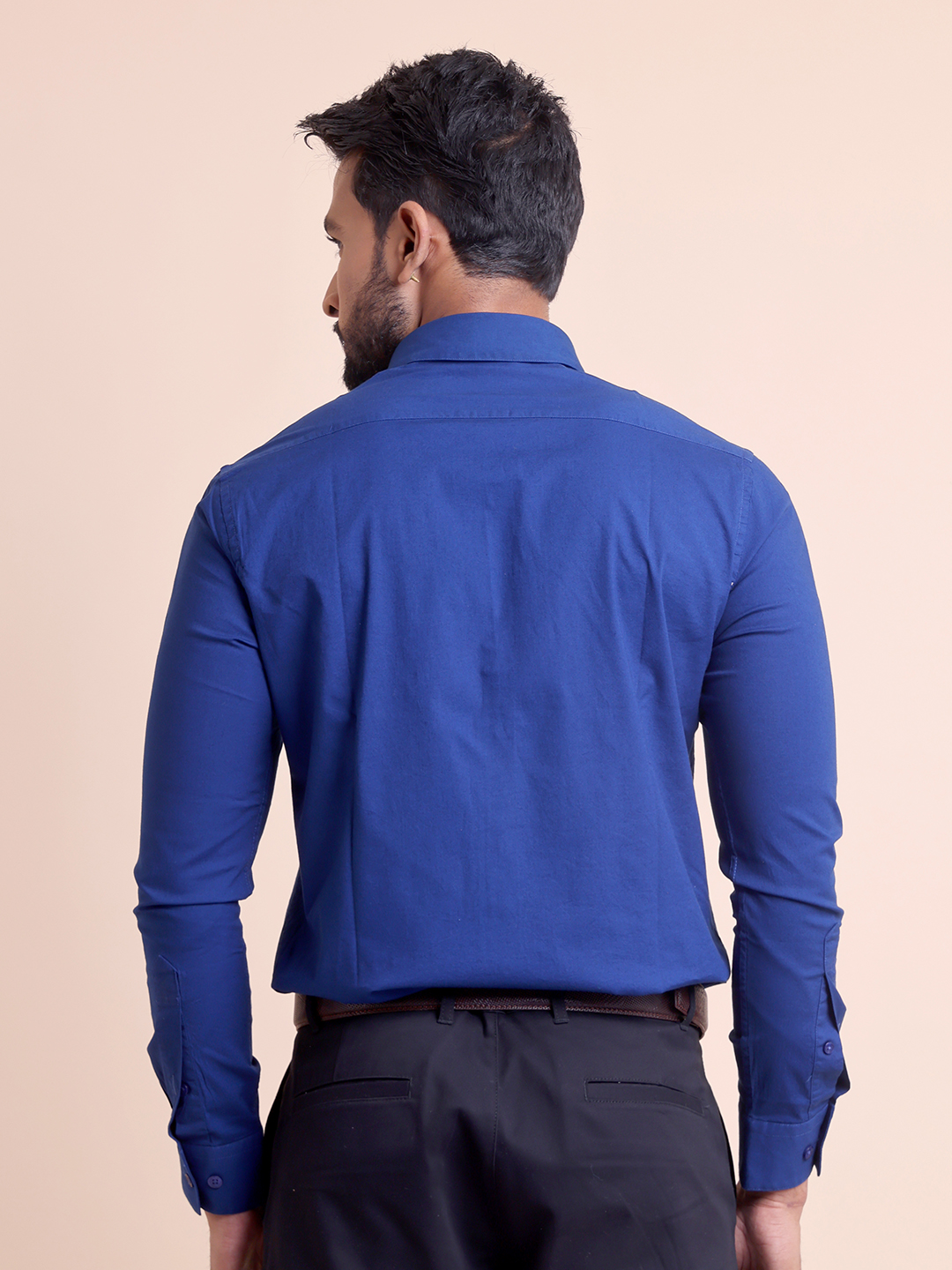 BASIC SOLID COTTON FULL SLEEVE SHIRT