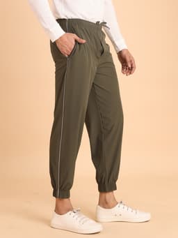 PREMIUM QUICK DRY JOGGERS - OLIVE