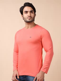 BASIC ROUND NECK FULL SLEEVE - FUCHISIA