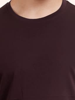 BASIC ROUND NECK FULL SLEEVE - WINE