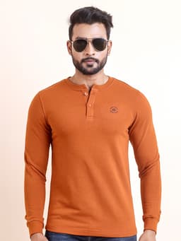 BASIC PREMIUM LOOPKNIT FULL SLEEVE V-NECK SWEAT SHIRT