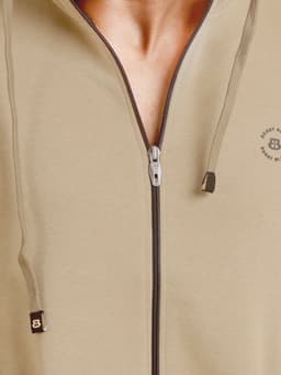 BASIC PREMIUM FLEECE FULL SLEEVE HOODY SWEAT SHIRT - KHAKI