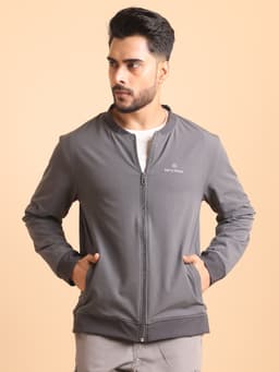 PREMIUM COMFORT BOMBER JACKETS-DGREY