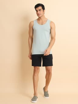 BASIC STRETCHABLE VEST - GREY