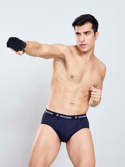 BASIC STRETCHABLE BRIEF - NAVY