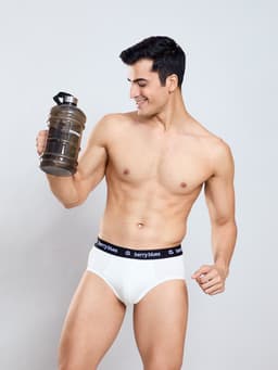 BASIC STRETCHABLE BRIEF - OFFWHITE