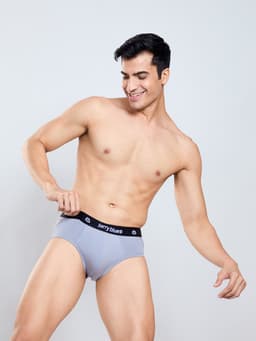 BASIC STRETCHABLE BRIEF - STEELGREY