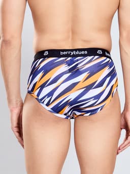 DIGITAL PRINTED PREMIUM STRETCHABLE BRIEF - YELLOW
