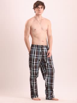 PREMIUM 100% COTTON CHEKERED LOUNGE PANTS