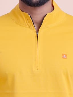 BASIC HIGH NECK FULL SLEEVE T-SHIRT